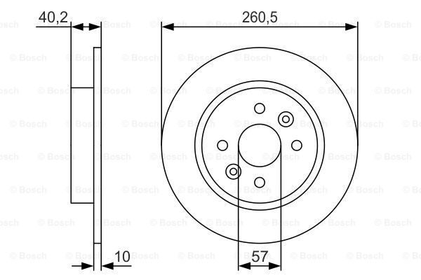 фото Тормозной диск bosch 0986479s85