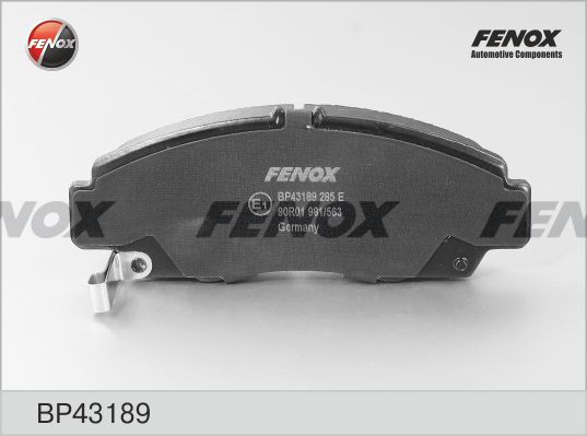 

Комплект тормозных колодк FENOX BP43189