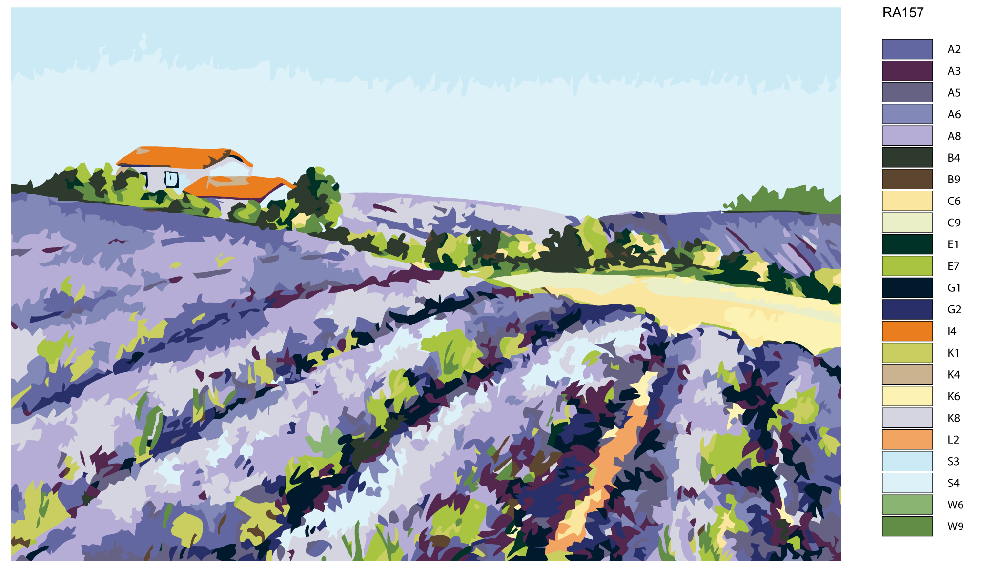 

Картина по номерам, 40 x 60, RA157, RA157