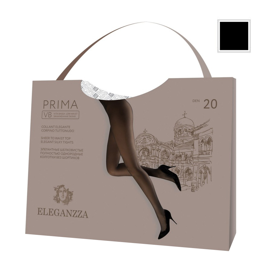 

Колготки женские Eleganzza черные -S, Черный