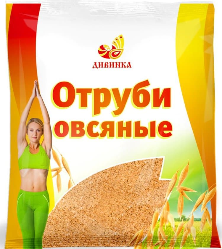 

Отруби овсяные Дивинка среднего помола 400 г