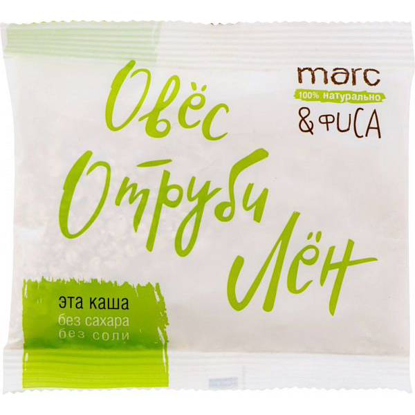 

Каша овсяная Marc&Фиса овес-лен-отруби 44 г