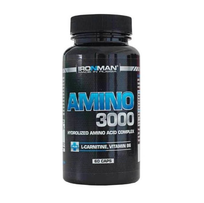 Amino 3000 + B6 Ironman, 60 капсул