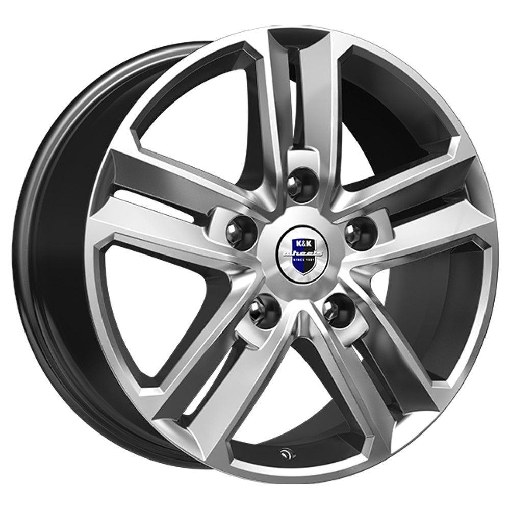 

Колесный диск K&K R18 8J PCD5x127 ET45 D71.6 73983, Серебристый, Backfire (КС763)
