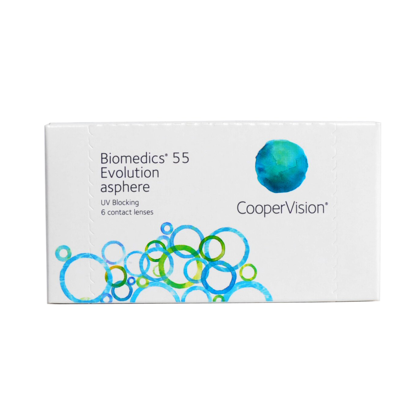 Контактные линзы Biomedics 55 Evolution asphere 6 линз R 8,8 +8,00