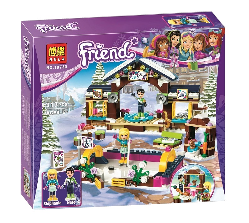 фото Конструктор пластиковый bela 10730 горнолыжный курорт: каток 10730 lepin