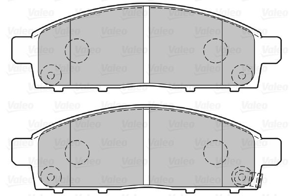 

Тормозные колодки Valeo дисковые 301893