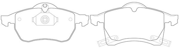 Тормозные колодки FIT дисковые FP1141