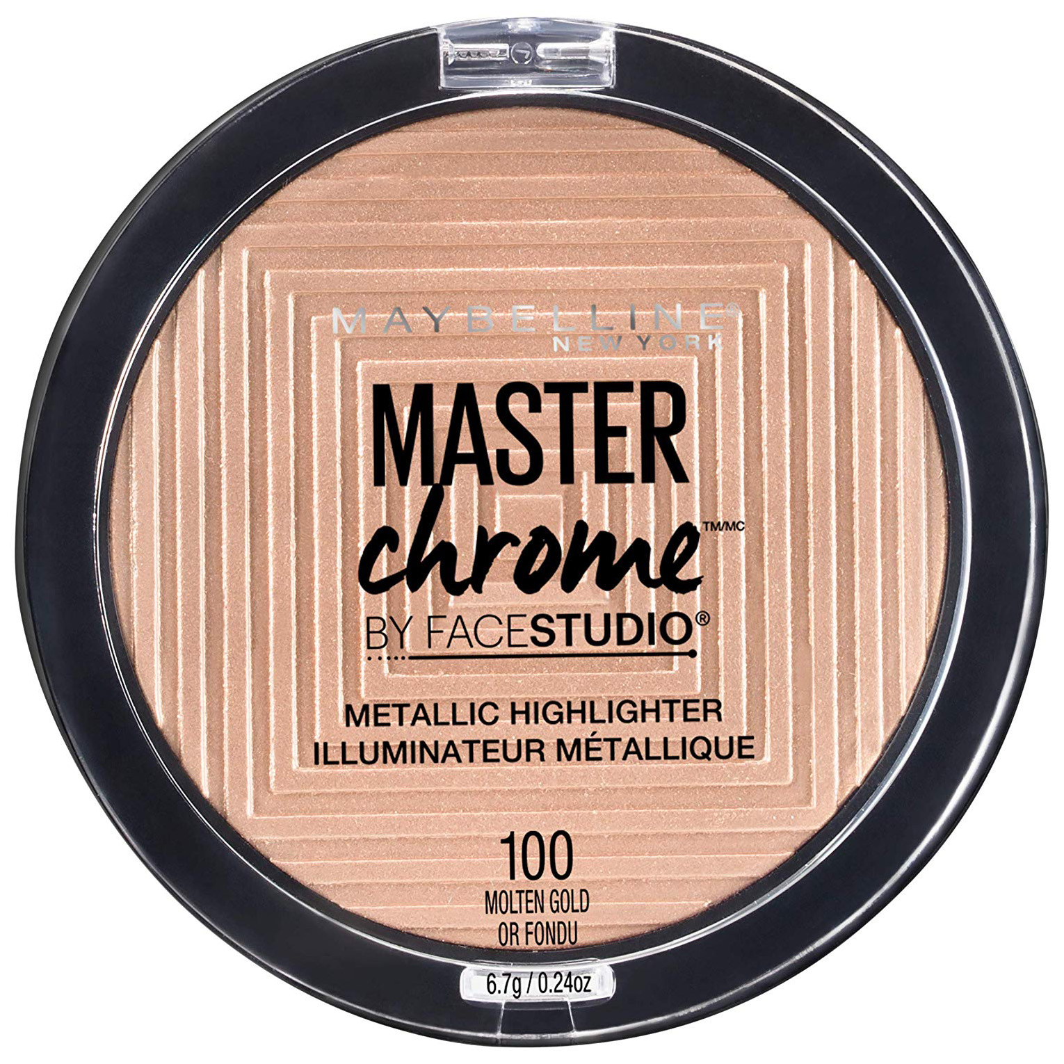 Хайлайтер Maybelline Master Chrome Metallic Highlighter Molten Gold layla нюдовый хайлайтер nude highlighter