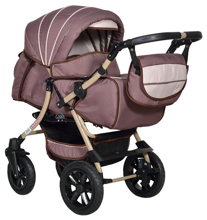 

Коляска прогулочная Indigo Capri PCO Мокко, Светло-бежевый УТ0009475, Capri