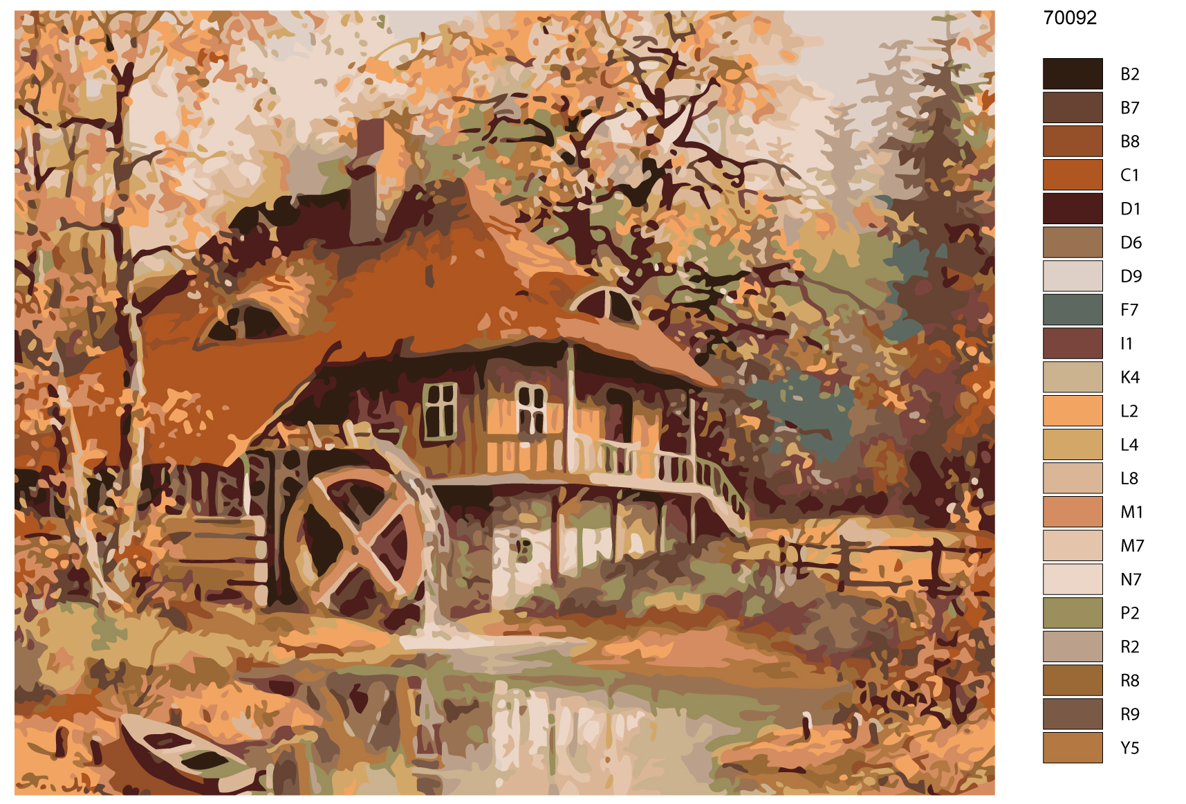 

Картина по номерам, 40 x 50, KTMK-70092, KTMK-70092