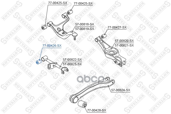 фото Сайлентблок stellox 7700426sx