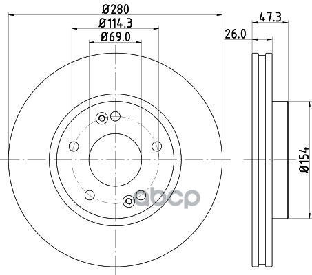 фото Тормозной диск nisshinbo nd6037