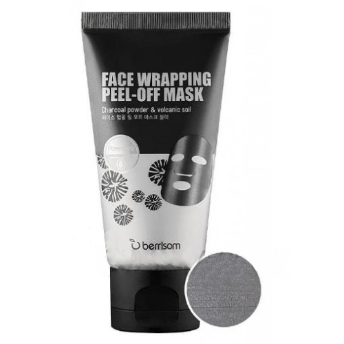 

Маска-пленка для лица Berrisom Face Wrapping peel off pack – Black 50мл