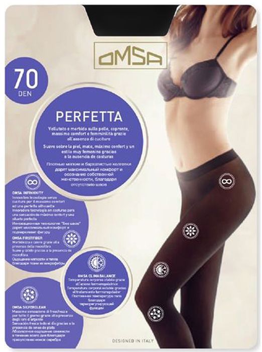 

Колготки OMSA PERFETTA 70 / Nero (Черный) / 4 (L)