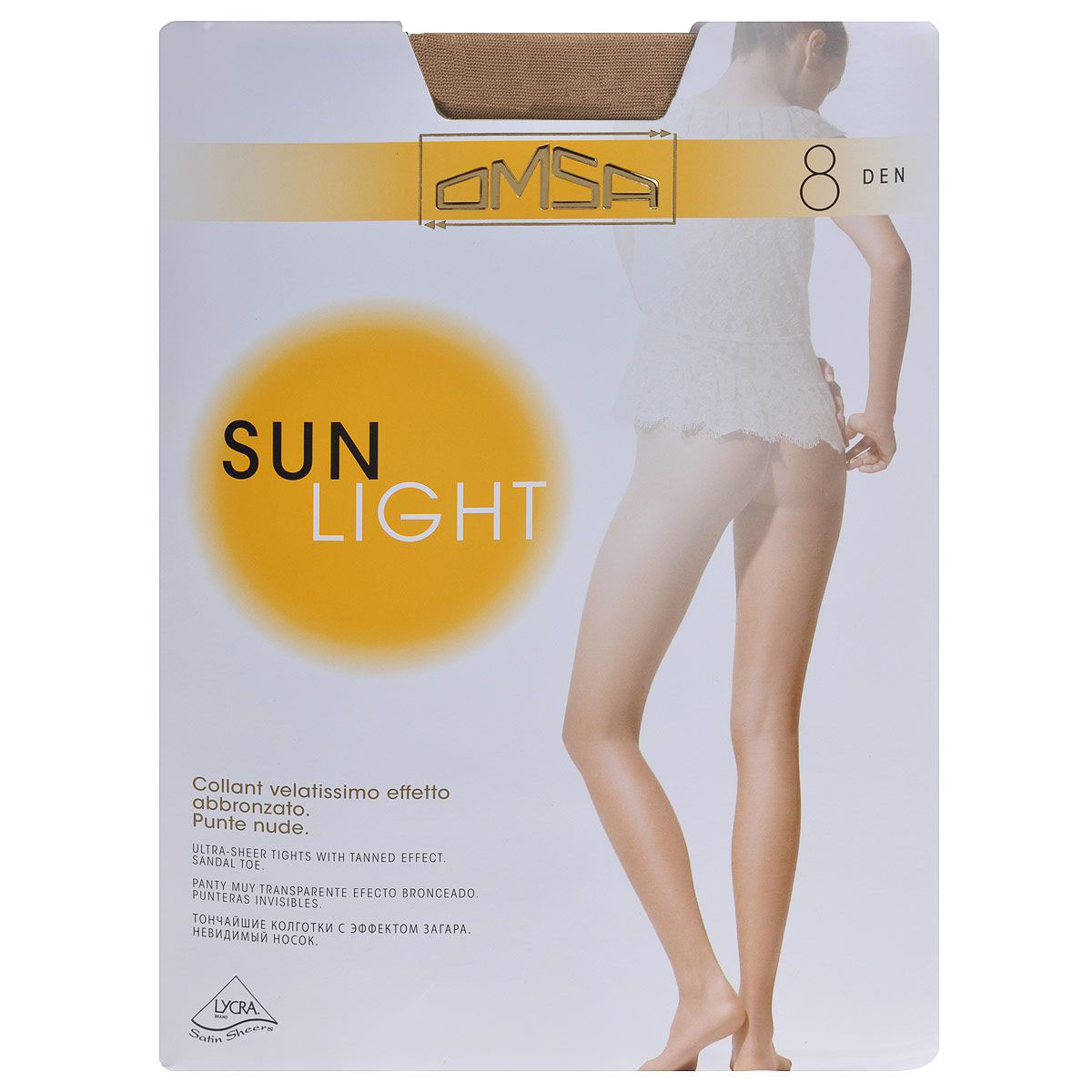 

Колготки Omsa SUN LIGHT 8 / Camoscio (Темный загар) / 2 (S), SUN LIGHT 9