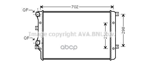 

Радиатор охлаждения AVA QUALITY COOLING VNA2206
