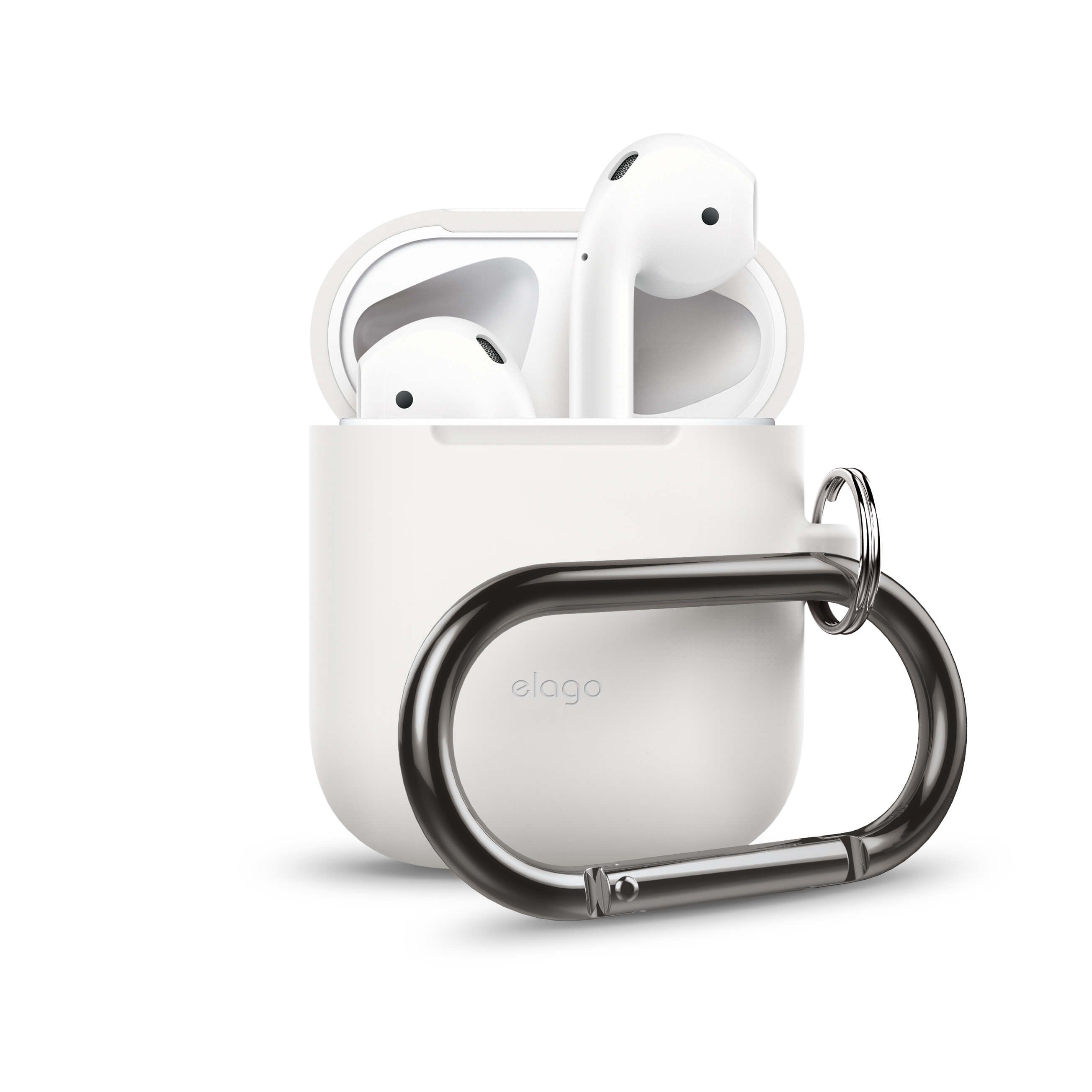 фото Чехол "hang case" для airpods white elago