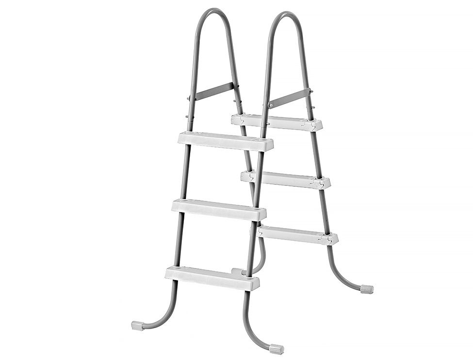 

Лестница для бассейна Intex 28064- 91 см, Серый;белый