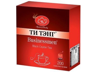 Чай черный в пакетиках для чашки в конвертах Ти Тэнг Businessman 200*2 г