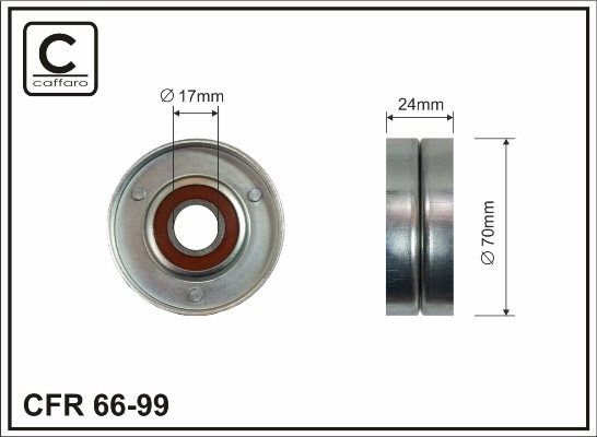 фото Натяжной ролик caffaro 66-99