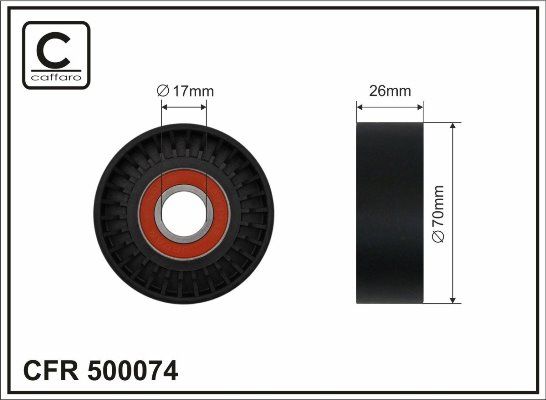 

Натяжной ролик CAFFARO 500074