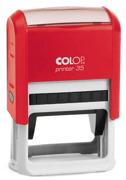 

Оснастка для печати Colop Printer 35. Цвет корпуса: красный.
