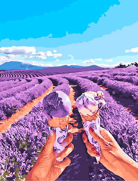 

Картина по номерам Paintboy Лавандовый Прованс, 40x50 см, Лавандовый Прованс