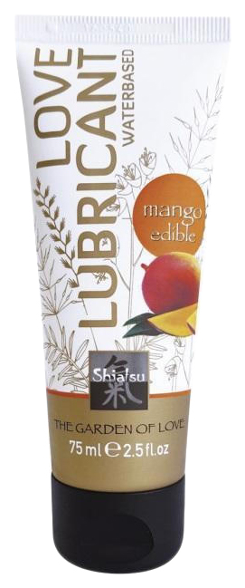 

Гель-смазка Shiatsu на водной основе со вкусом манго 75 мл, Mango Edible