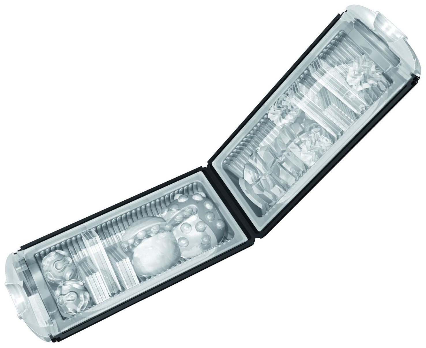 Чёрный мастурбатор FLIP HOLE BLACK