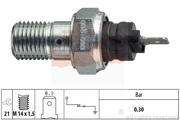 фото Датчик давления масла eps 1.800.003