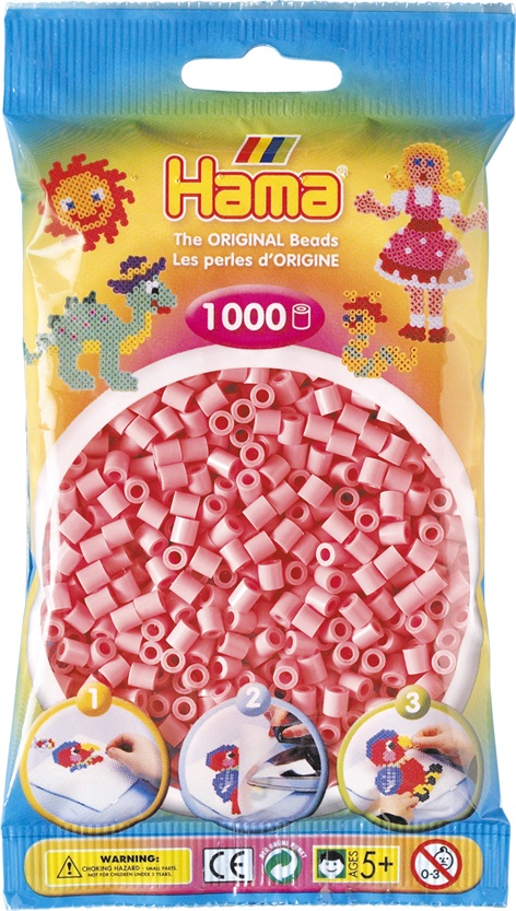 

Бусинки MIDI 1000шт. розовые Hama 207-06