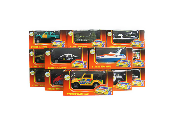 

Легковая машина Shantou Street Machine PT601/404 в ассортименте, Разноцветный