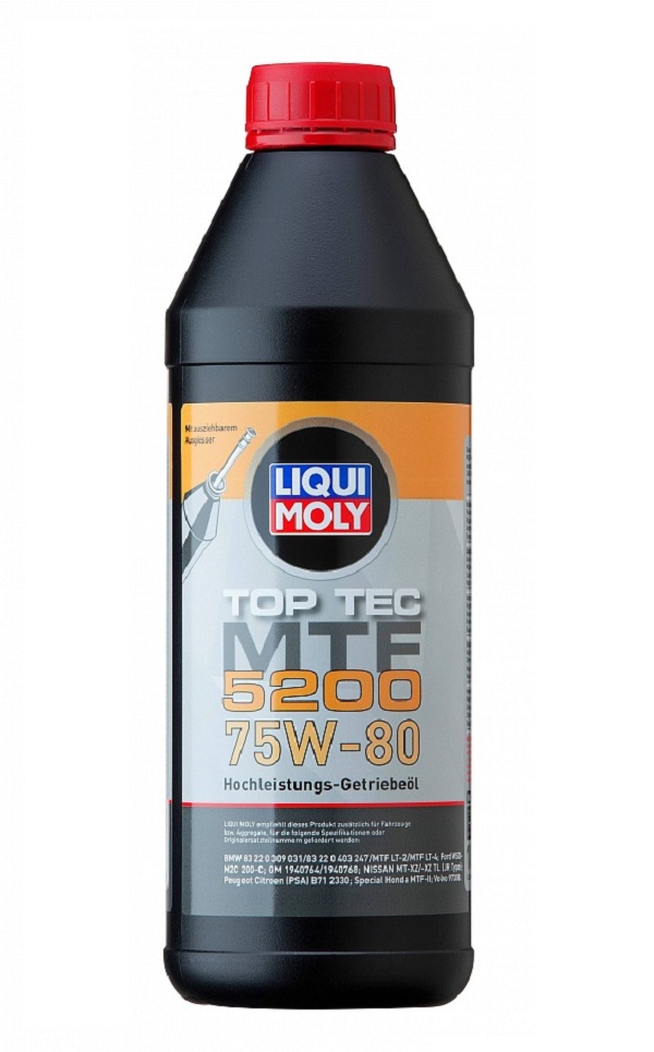 фото Liqui moly нс-синт. тр.масло top tec mtf 5200 75w-80 (1л)