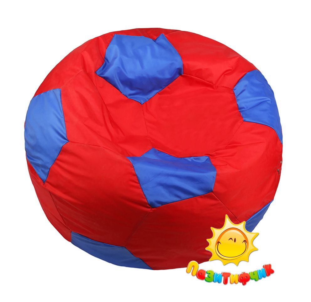 фото Кресло-мешок pazitif мяч пазитифчик xl, красно-синий