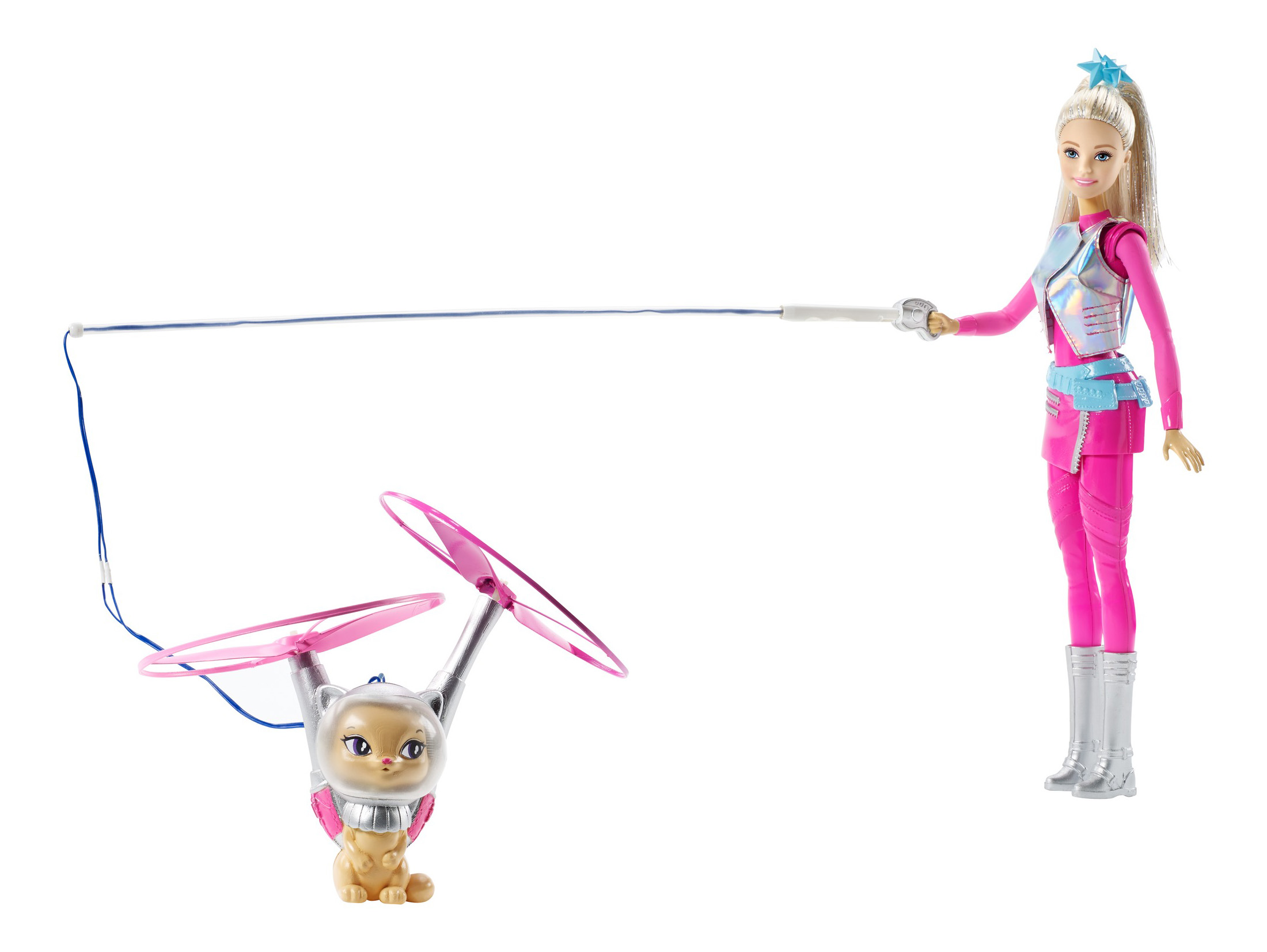 

Кукла Barbie с летающим котом Попкорном из серии Barbie и космические приключения