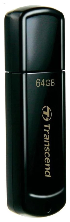 Флешка Transcend JetFlash 350 64ГБ Black (TS64GJF350)