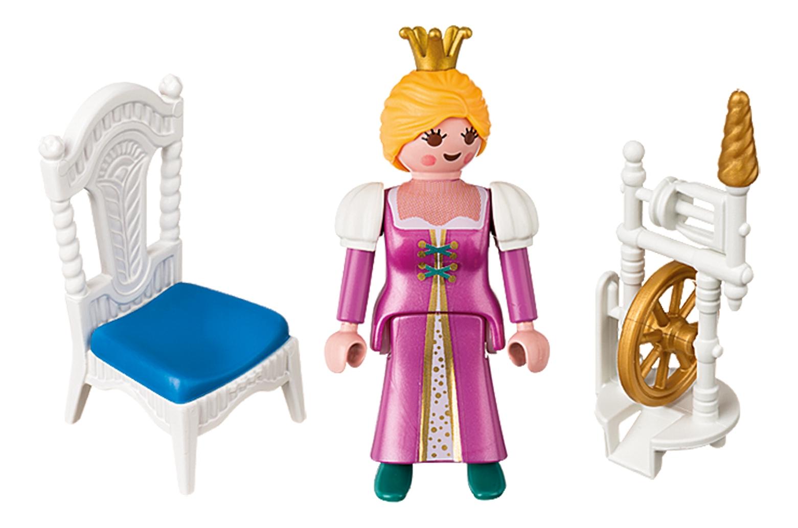 фото Экстра-набор: принцесса с прялкой playmobil