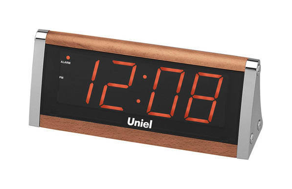 Часы-будильник Uniel uTL-12RBr UTL12RBr