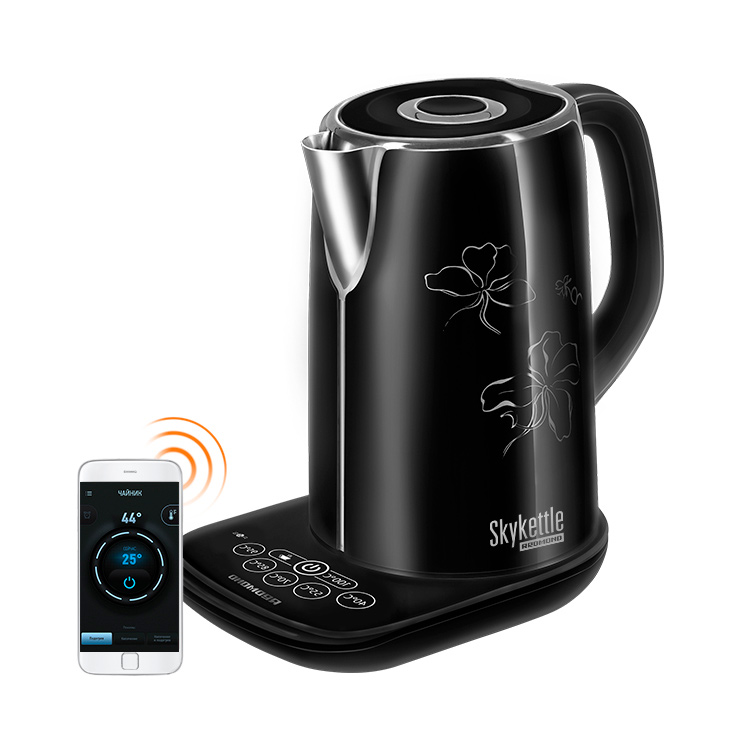 Чайник электрический REDMOND RK-M170S-E(VDE) 1.7 л черный чайник redmond skykettle g214s