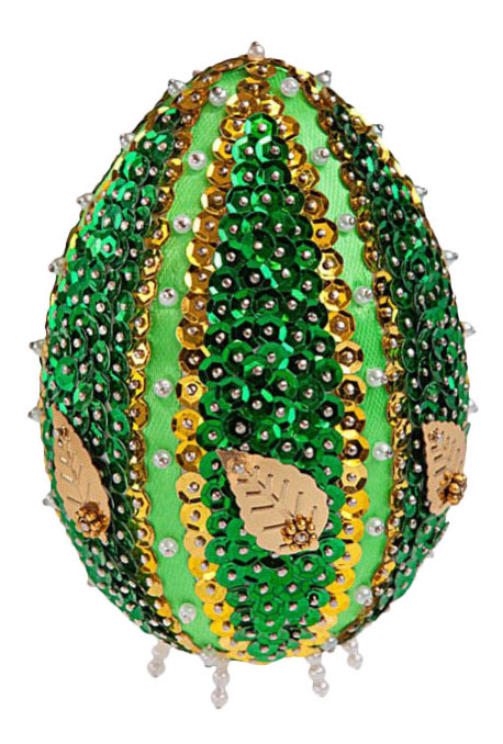 Мозаика из пайеток Волшебная мастерская 3D Декоративное яйцо ЯЦМ-02 мозаика из пайеток тм волшебная мастерская совушка