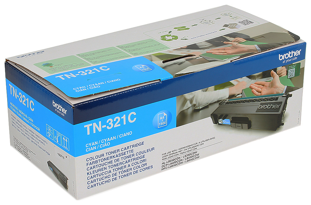Картридж для лазерного принтера Brother TN-321C, голубой, оригинал