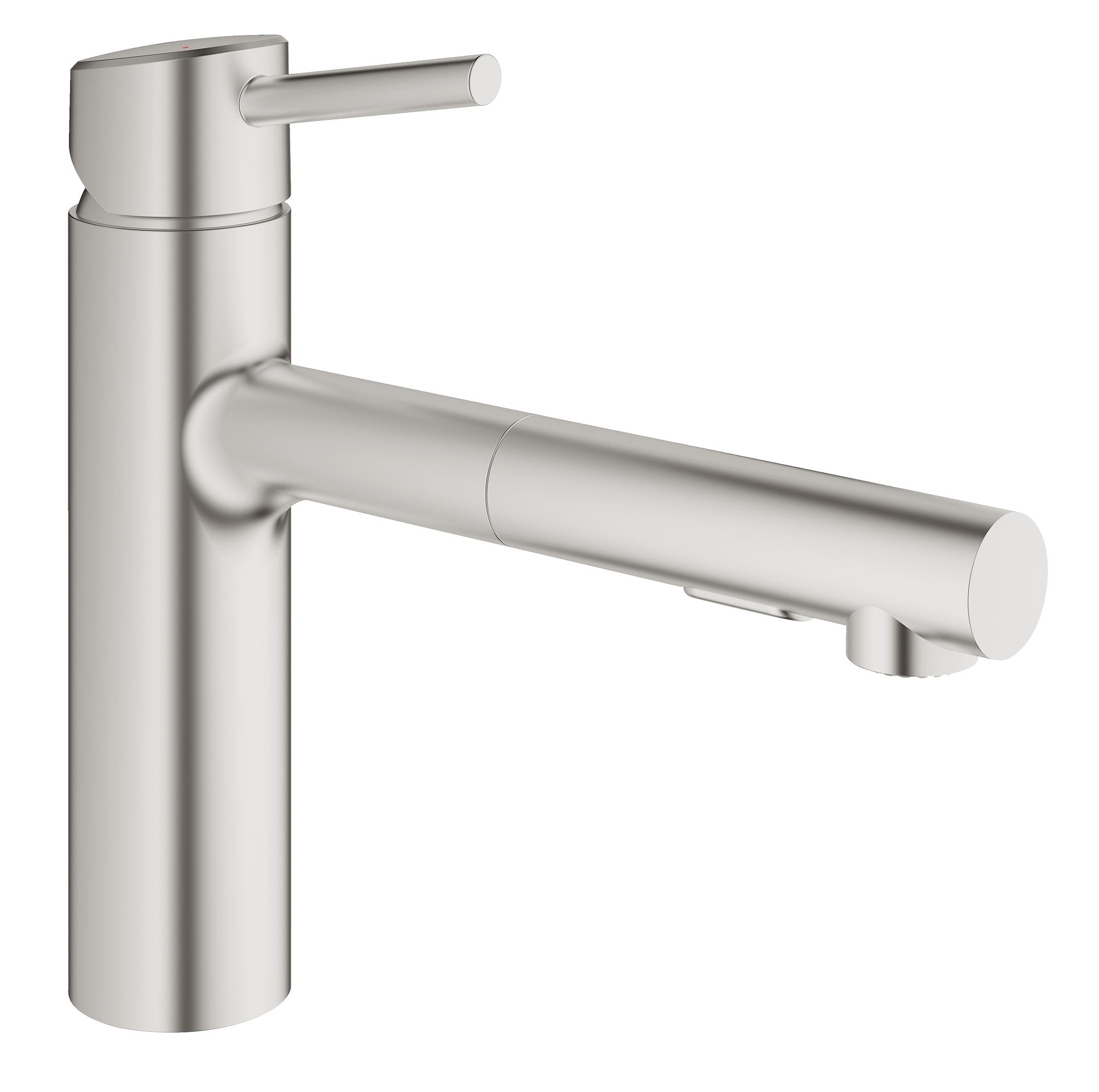 фото Смеситель для кухонной мойки grohe concetto new 30273dc1 хром