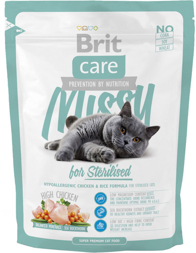 фото Сухой корм для кошек brit care missy for sterilised, для стерилизованных, курица, 0,4кг