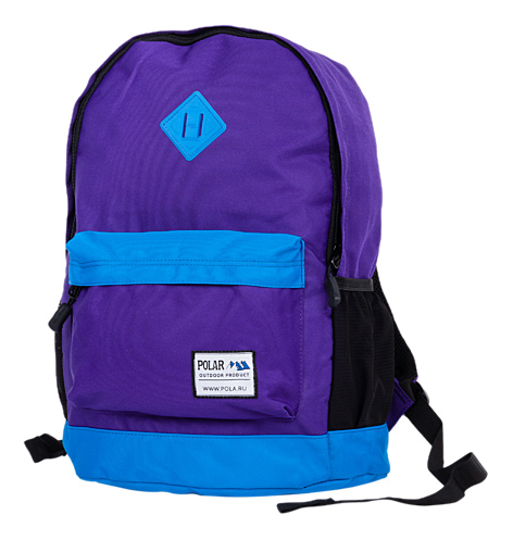 Рюкзак Polar 15008 фиолетовый/голубой 22,5 л