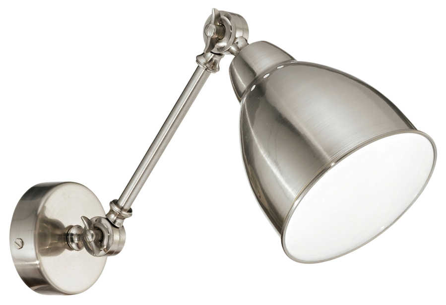 фото Бра ideal lux newton ap1 nickel e27