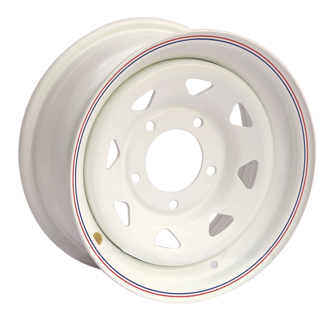 

Колесный диск OFF-ROAD Wheels R15 7J PCD5x139.7 ET25 D98.5 (1570-539985WH+25A17), Белый, УТ14105