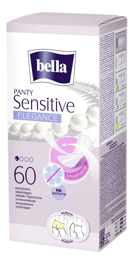 Прокладки гигиенические Bella Panty Sensitive elegance 60 шт.