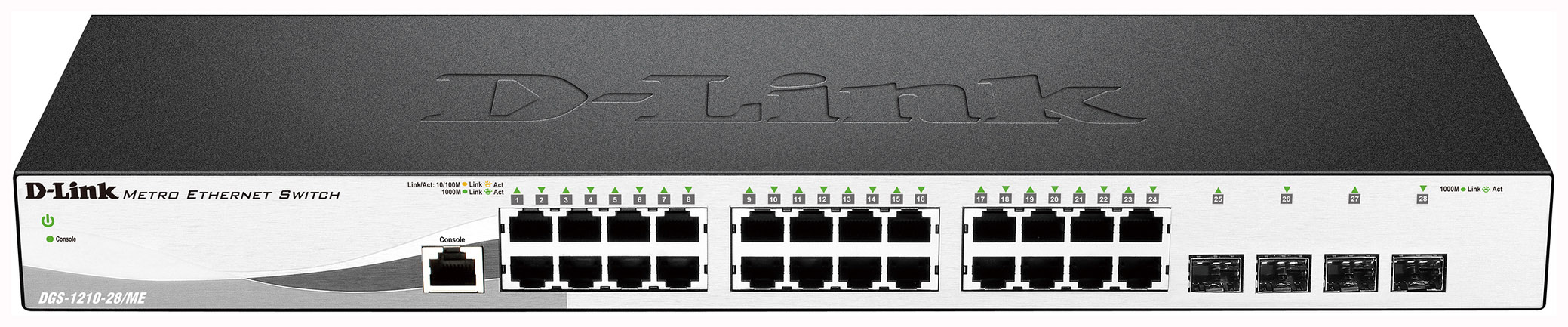 фото Коммутатор d-link dgs-1210-28/me/a2a black