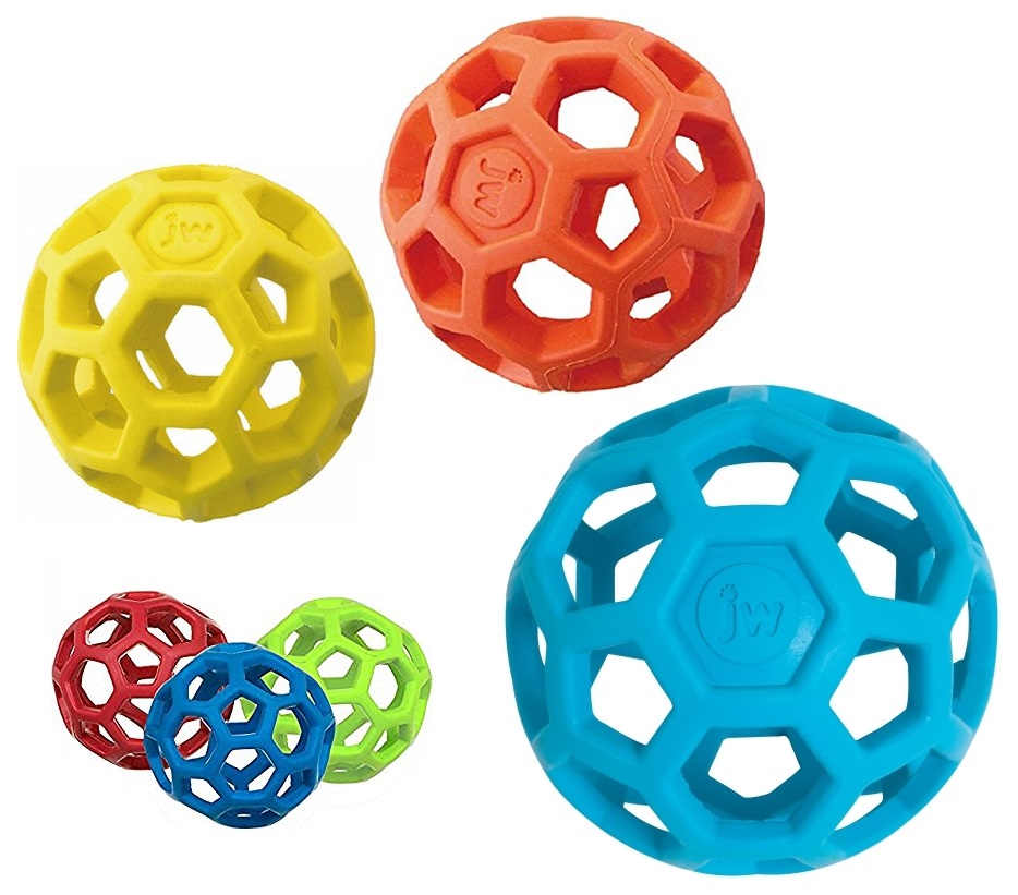 фото Жевательная игрушка для собак jw hol-ee roller dog toys mini мяч сетчатый, 4 см